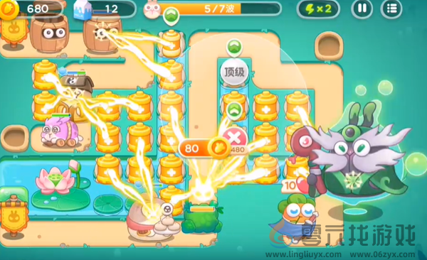 保卫萝卜4秋天的第一杯奶茶第14关通关攻略(图4) 保卫萝卜4秋天的第一杯奶茶第14关通关攻略(图4)